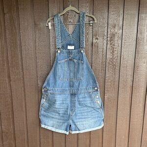 Old Navy Blue Denim coveralls shorts